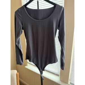 3 for $9 Black Thong Body suit soft black ML